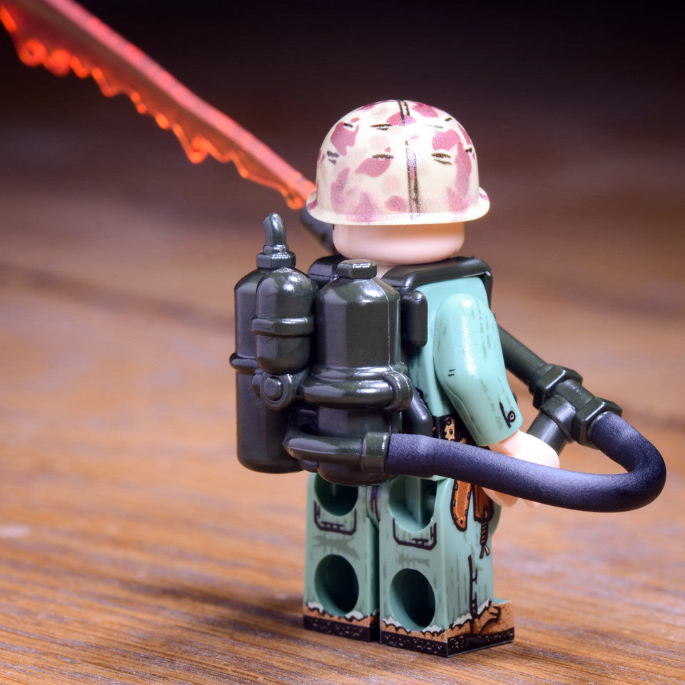 BrickWarp| WWII US Marine "Zippo Man" - Iwo Jima 1945