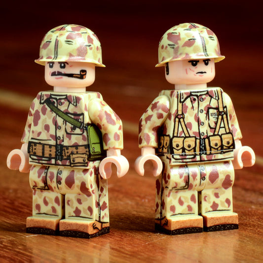 Brick Warp | WWII US Marine Scout Sniper Team - Iwo Jima 1945 (No.141)