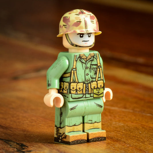 Brick Warp |WWII US Marine Landing Wave - Iwo Jima 1945 (No.152)