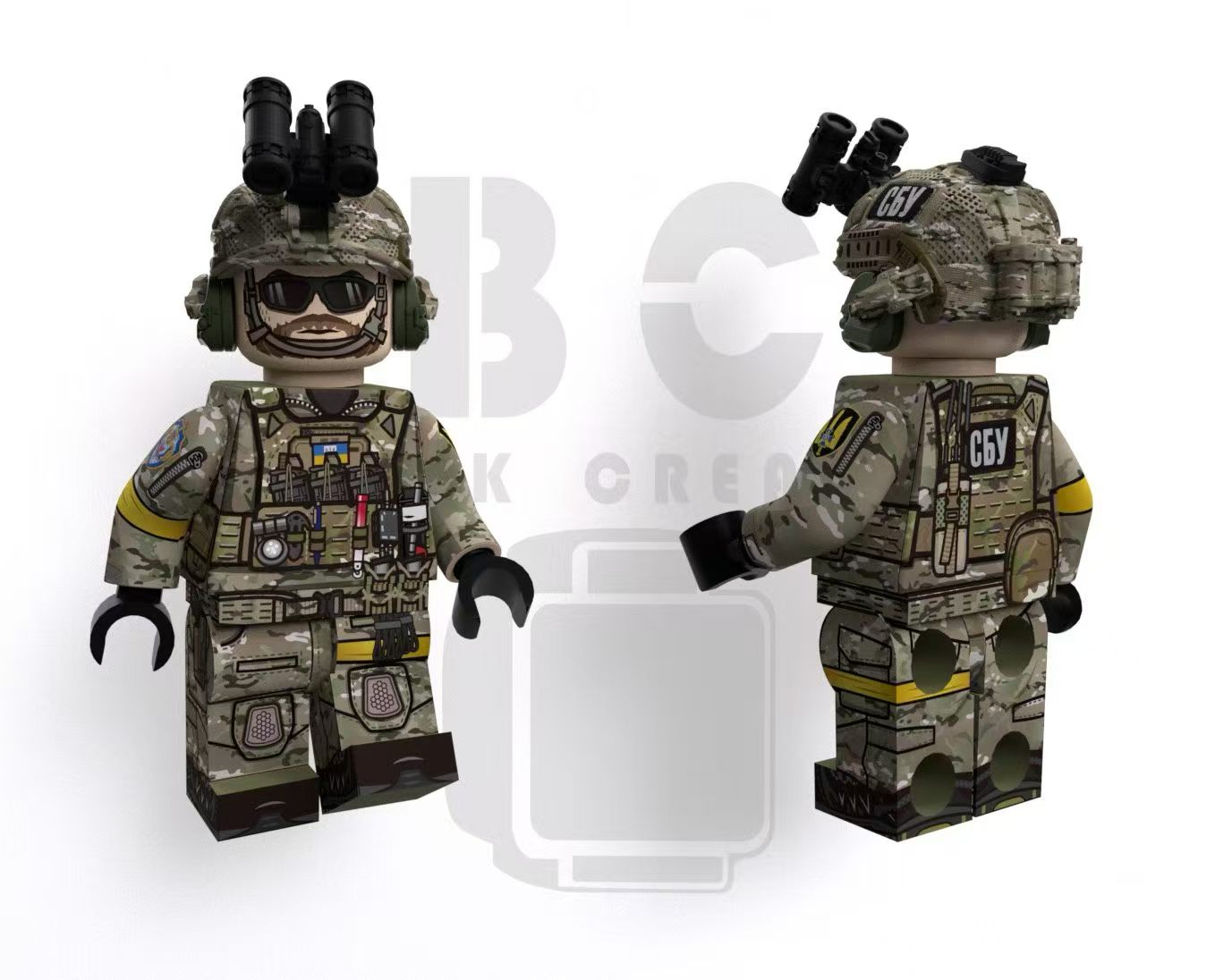 Brick Creator | Ukrainian Special Force Operators (PRE-ORDER)