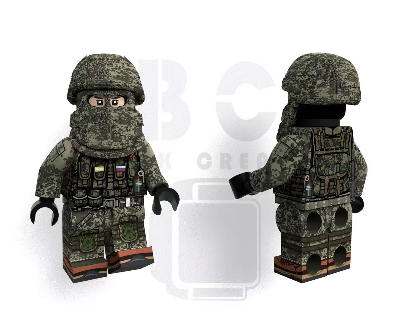 Brick Creator | Masked Russian infantry