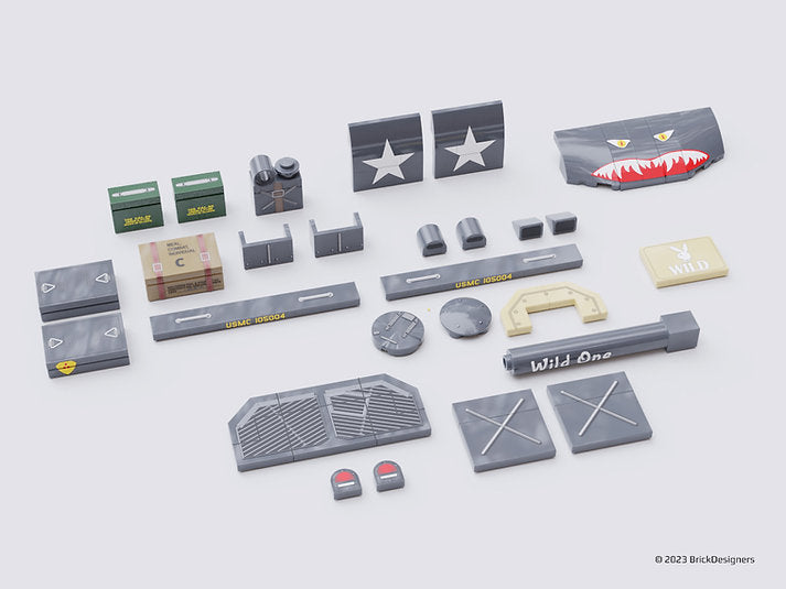 Brick Designers| M48 MBT- Printed Parts