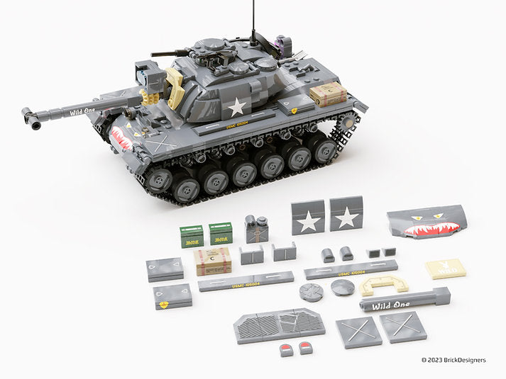 Brick Designers| M48 MBT- Printed Parts