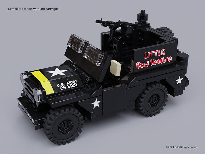 Brick Designers| Nam Era Armoured Jeep - Printed Parts