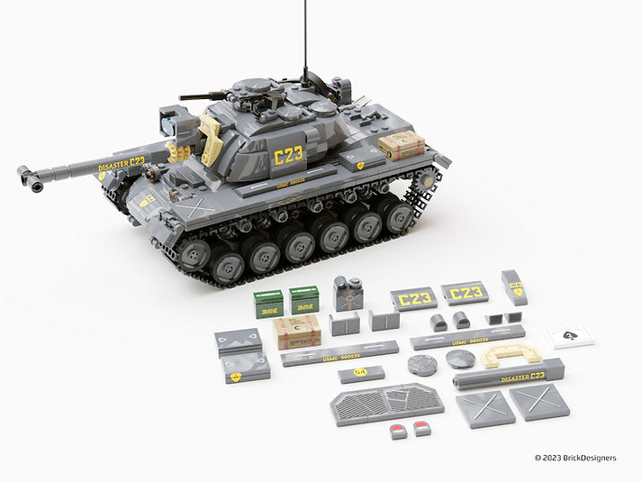 Brick Designers| M48 MBT- Printed Parts