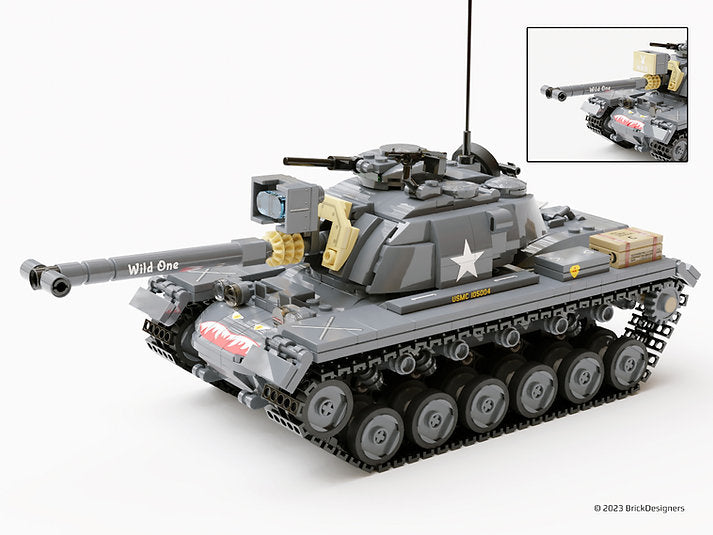 Brick Designers| M48 MBT- Printed Parts