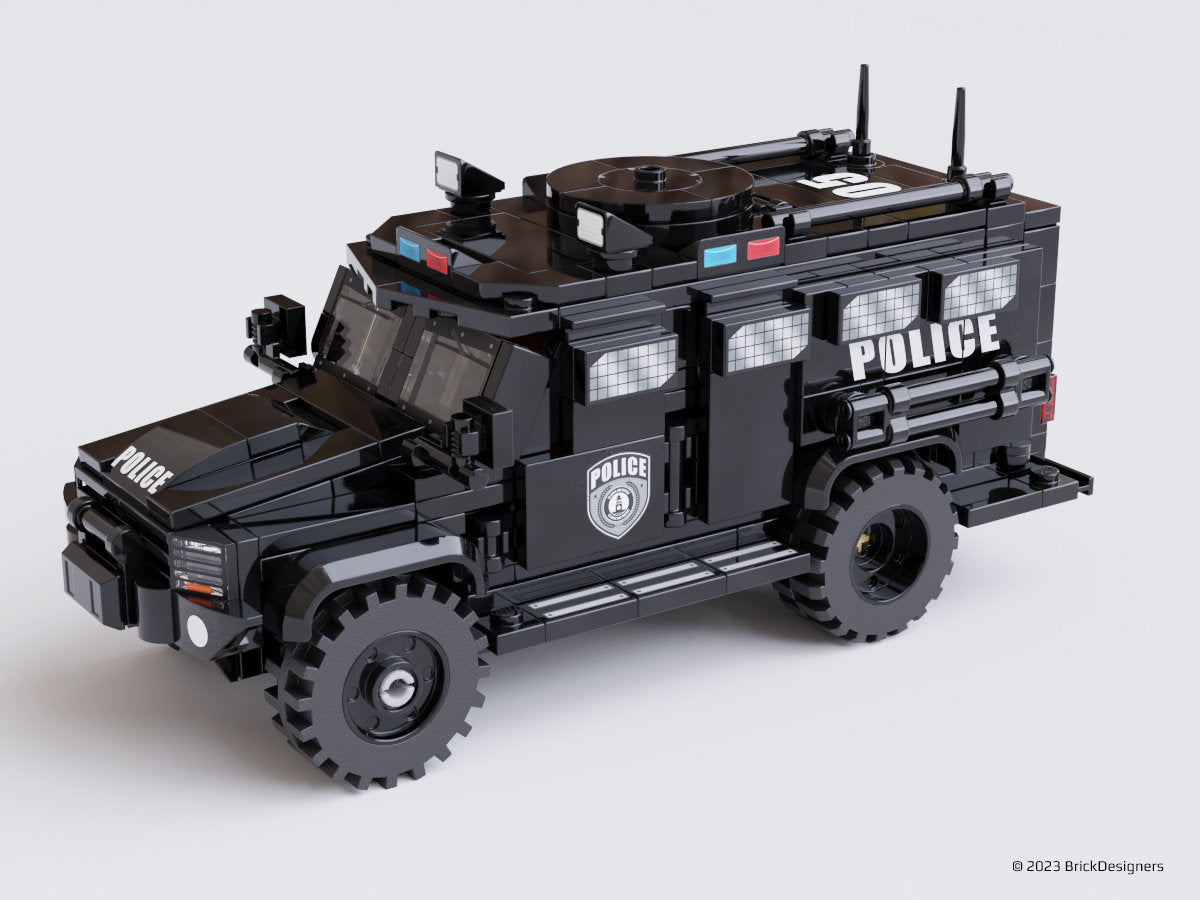 Brick Designers| Printed Parts Pack - Armored Truck