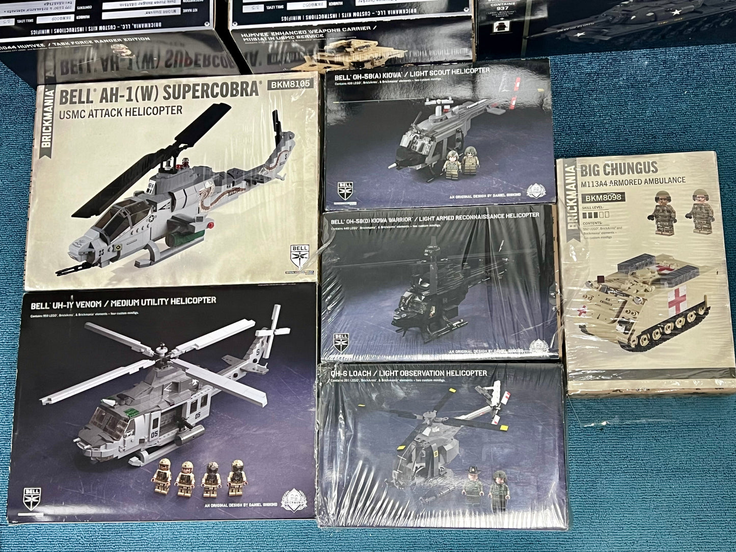 BKM | Opened/Built Display Kits (Read Descriptions) Choppers