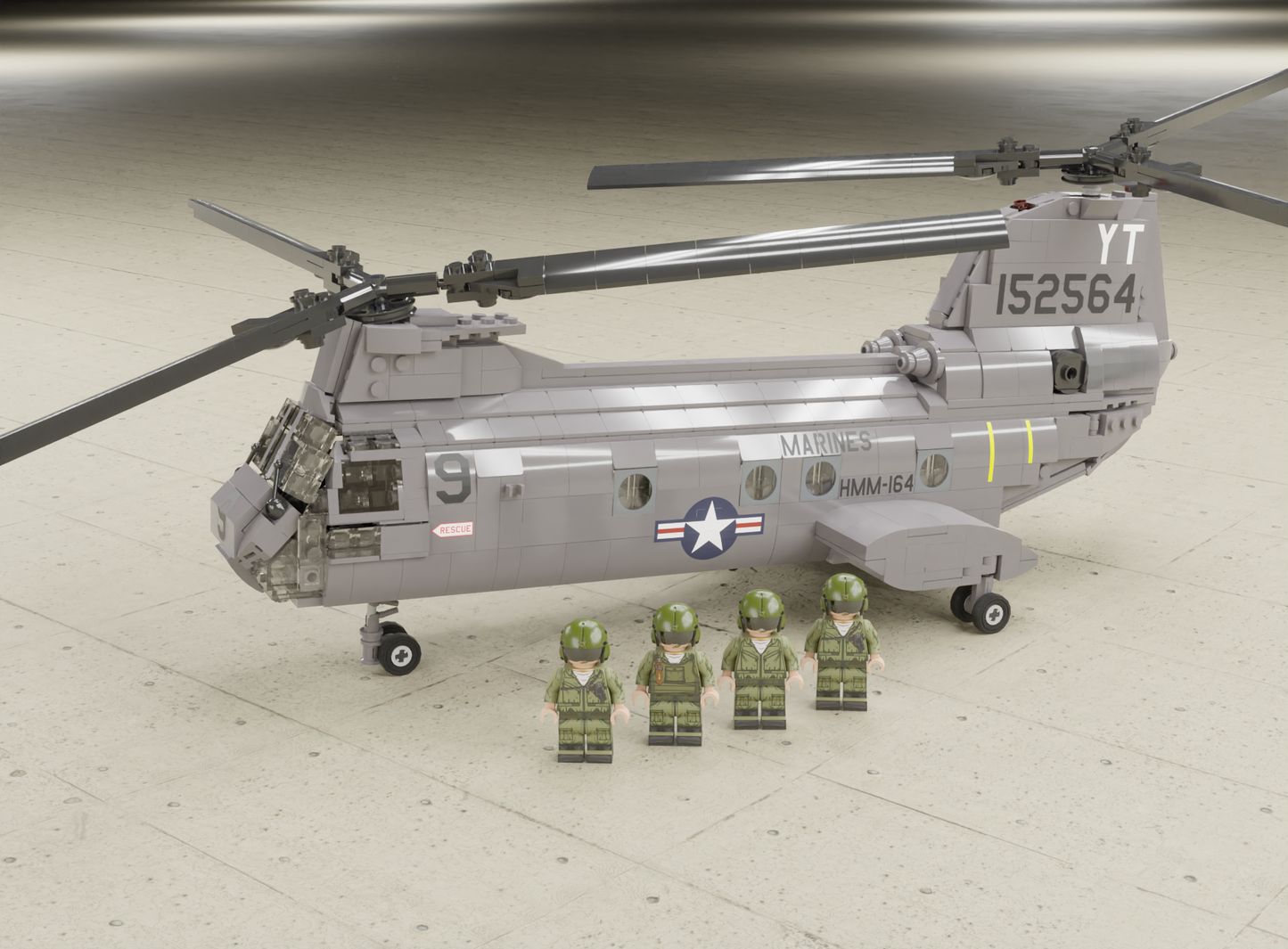 TheBrickService | CH-46 SeaKnight (Phrog) kit