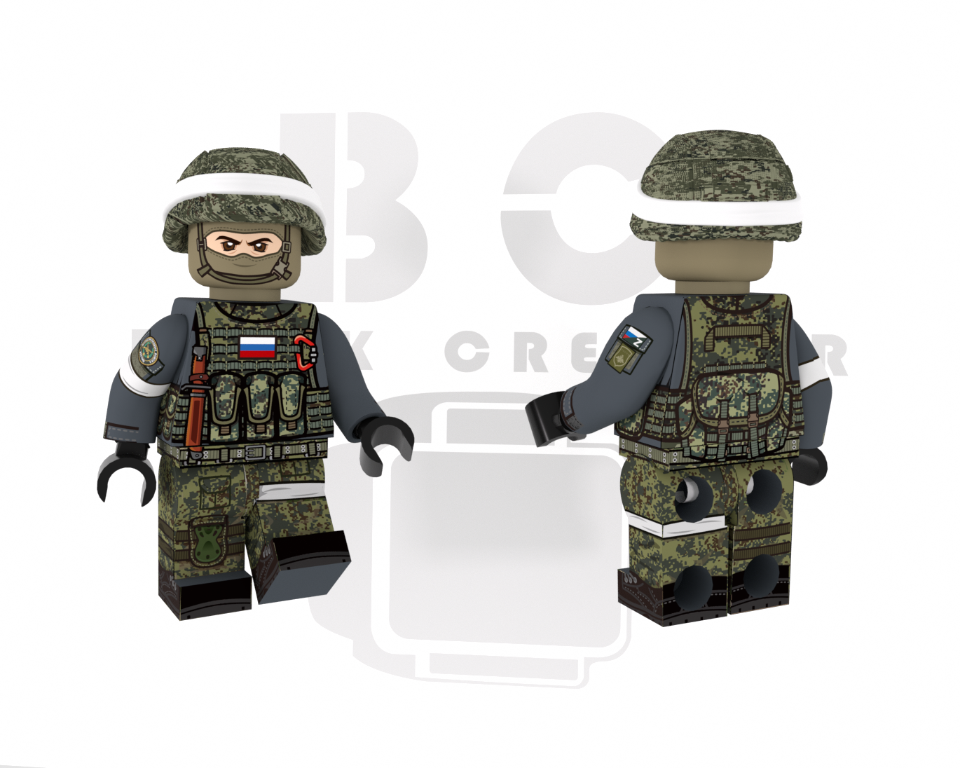 Brick Creator | Russian Motor Rifle Scout V.3