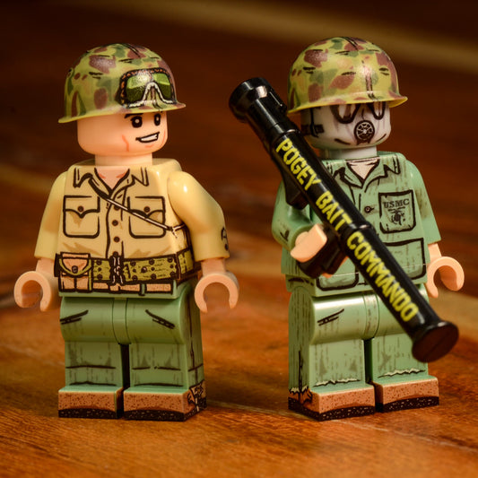 Brick Warp | WWII US MARINE BAZOOKA TEAM (No.112)