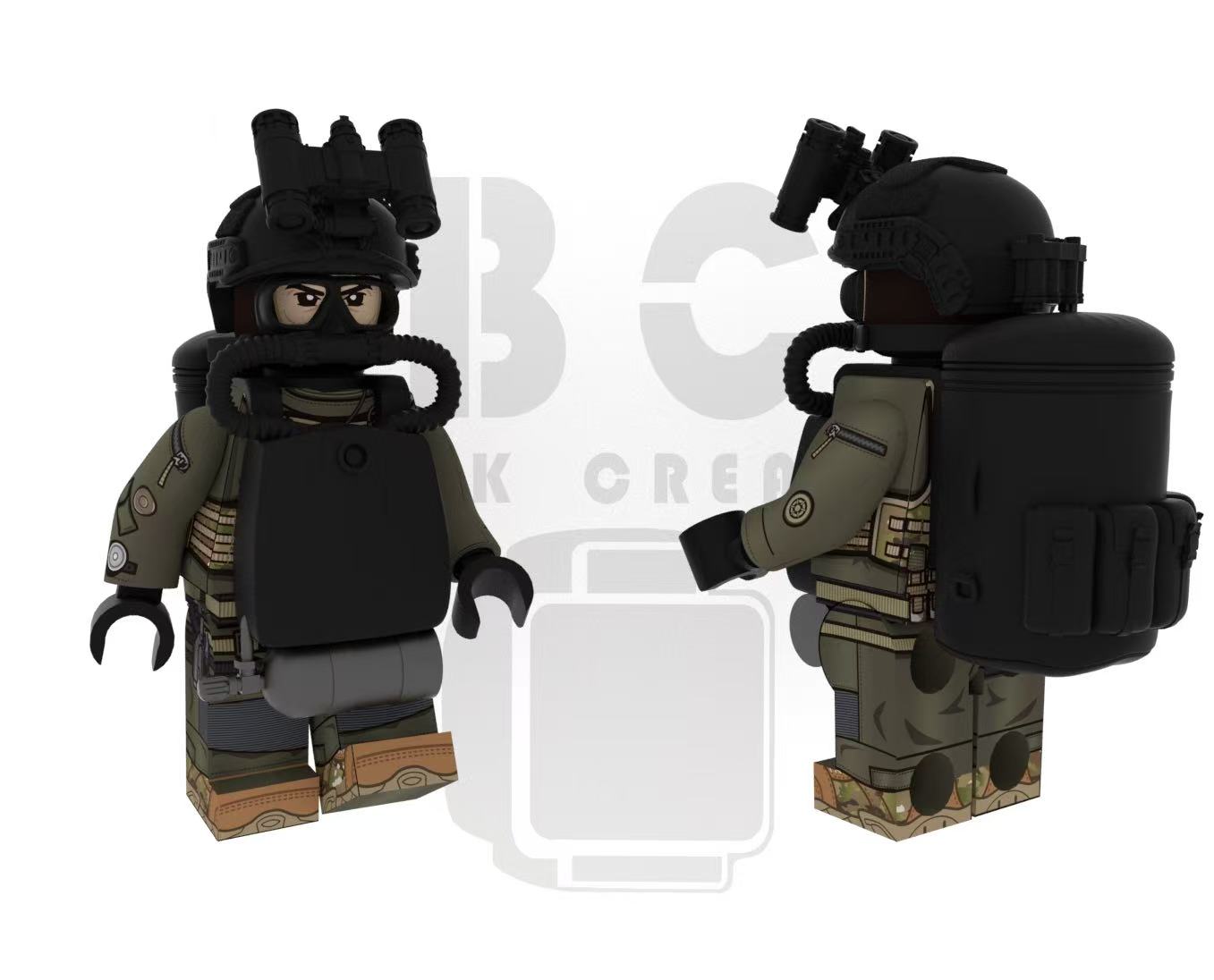 Brick Creator| HK SDU Diver “Water Ghost Team”