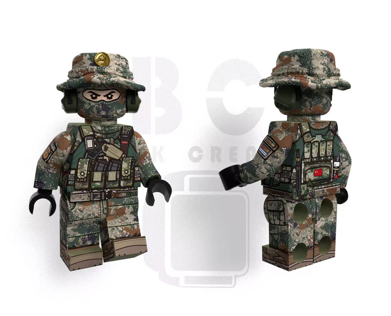 Brick Creator | PLA Marine (Starry Night Camo)