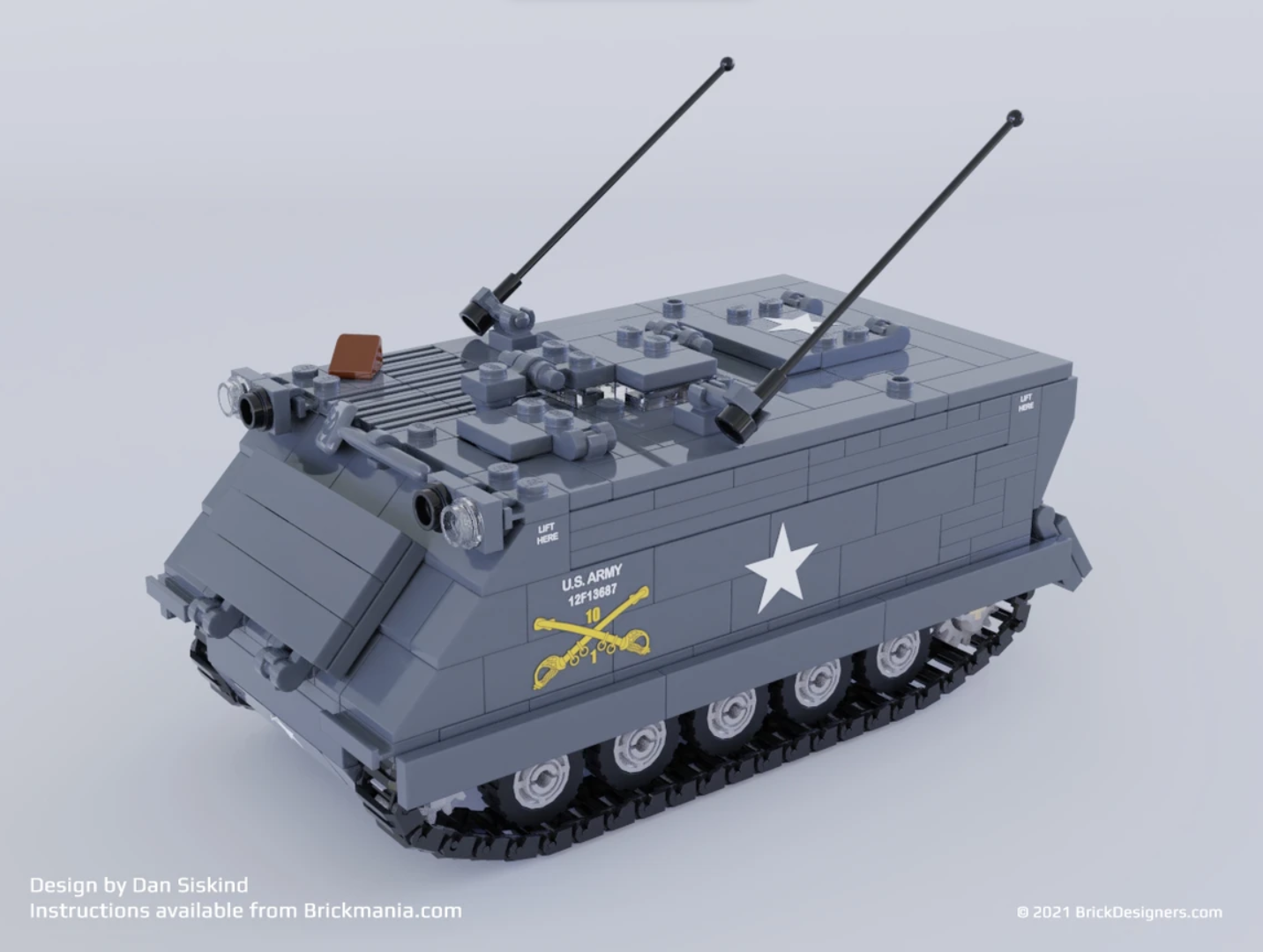 Brick Designers| M113 APC - Printed Parts