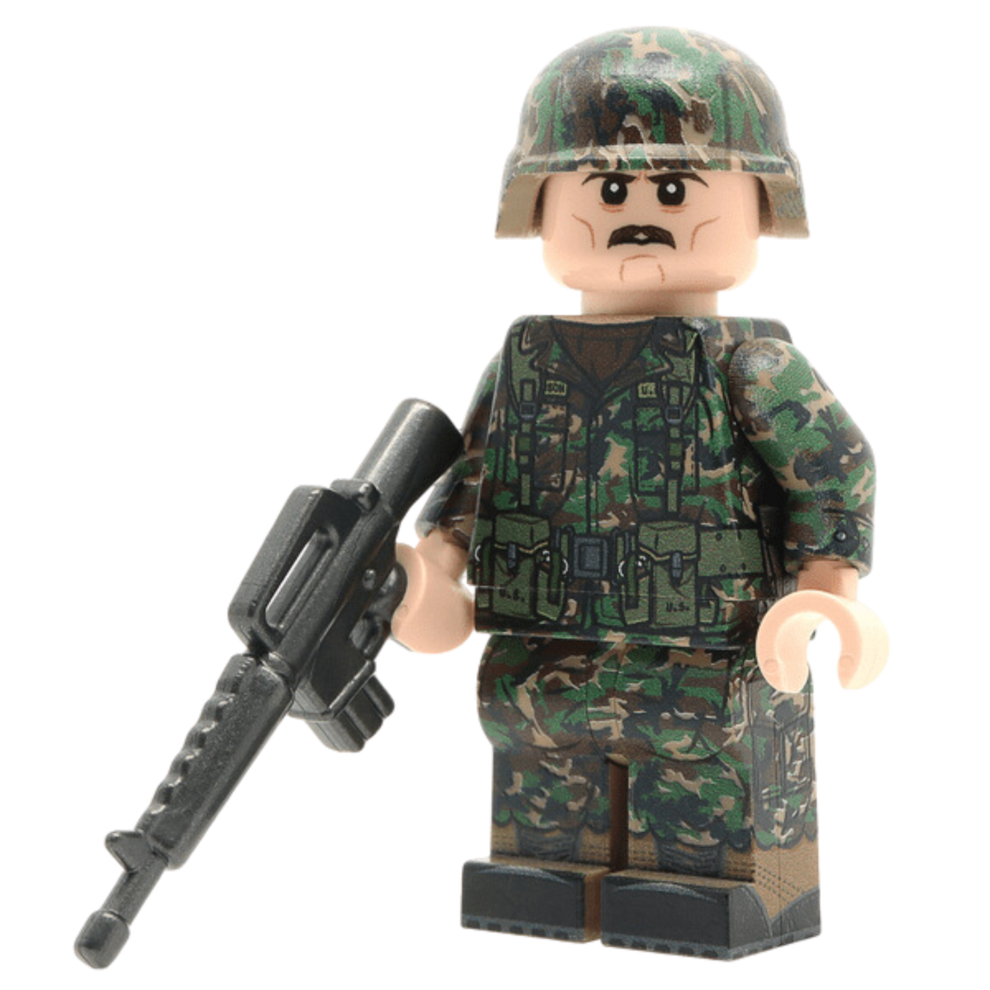 United Bricks | US Army Soldier in Woodland Camo