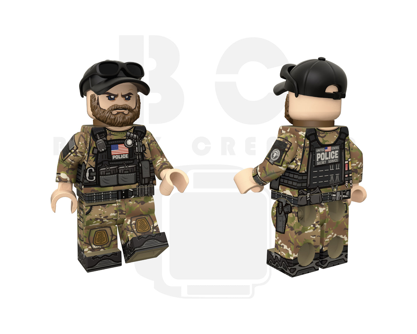 Brick Creator | Secret Service Sniper V.2 MC Camo