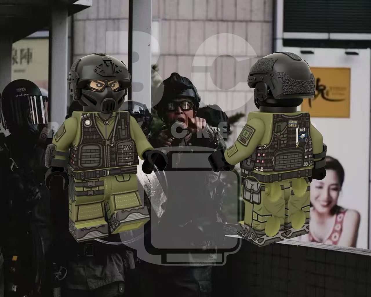 Brick Creator | HKPF Special Tactical Squad "Raptors"