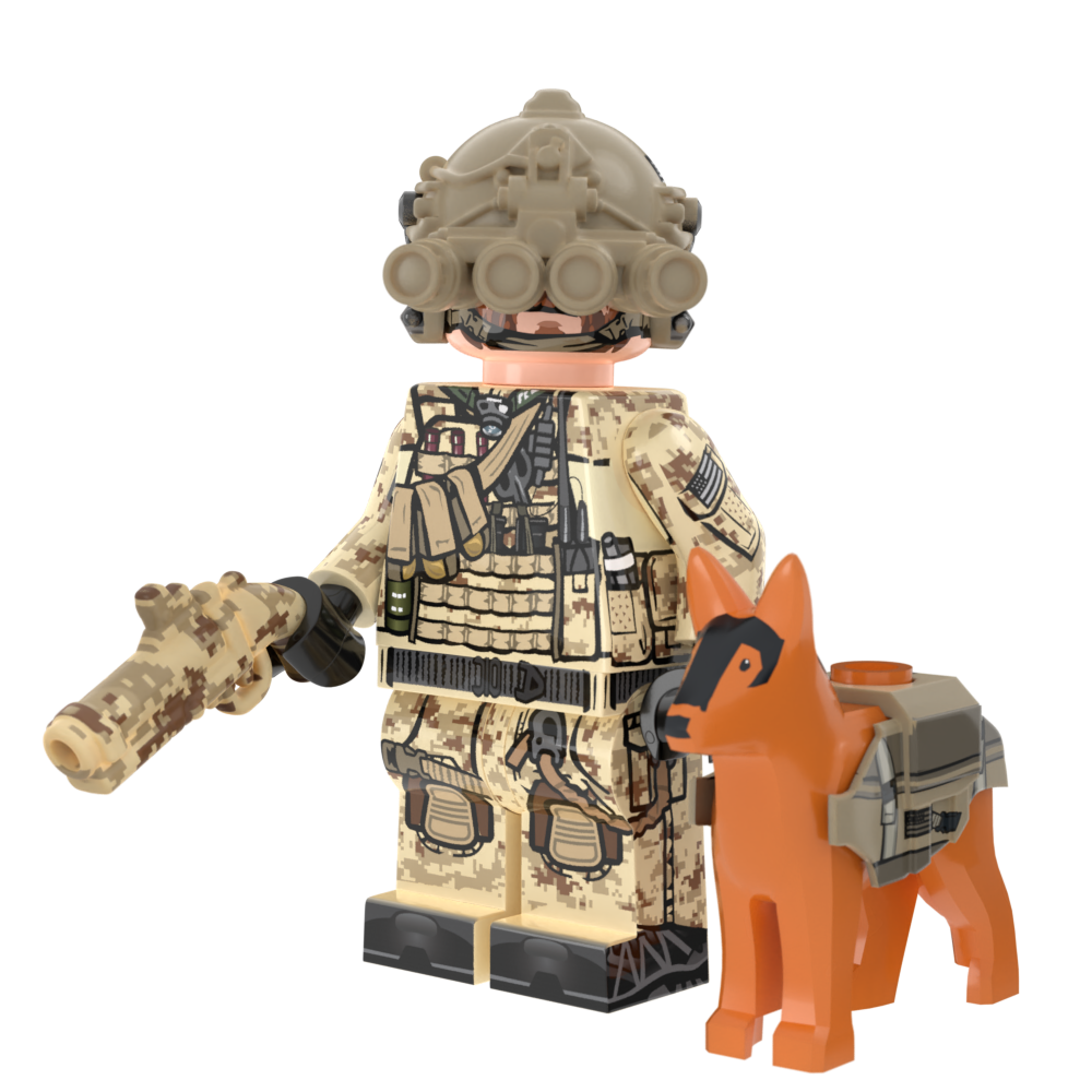 Brickmania | Ghost Hawk Kit Exclusive Navy Seal K9 M79 (NOS)*