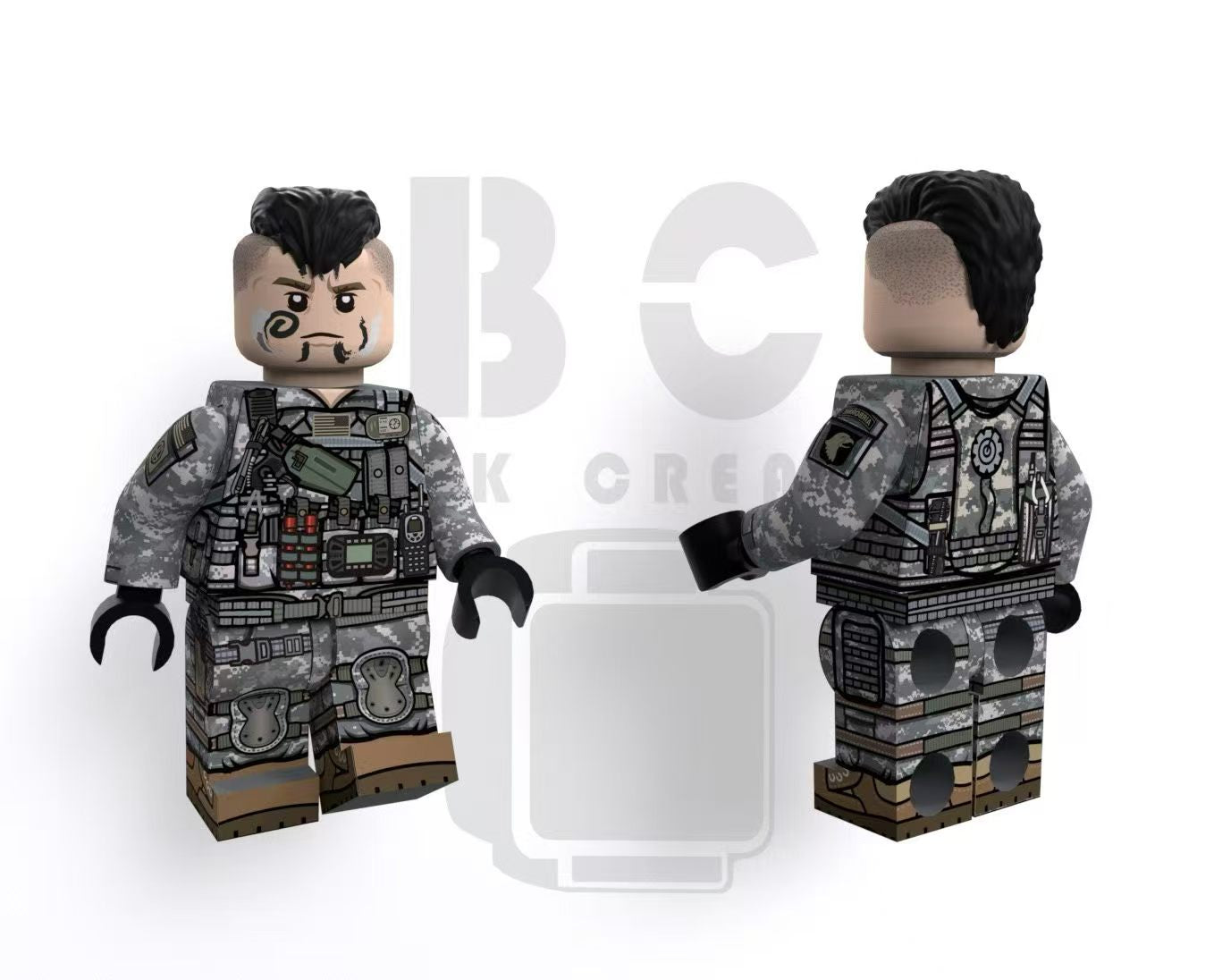 Brick Creator | US Army Airborne Infantry (PRE-ORDER)