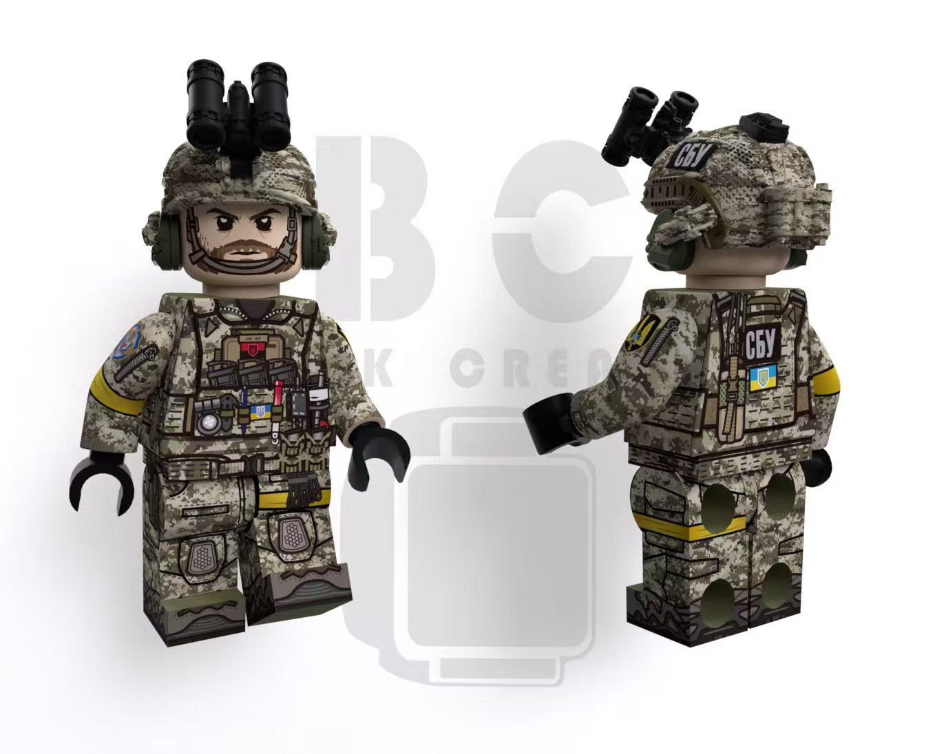 Brick Creator | Ukrainian Special Force Operators (PRE-ORDER)
