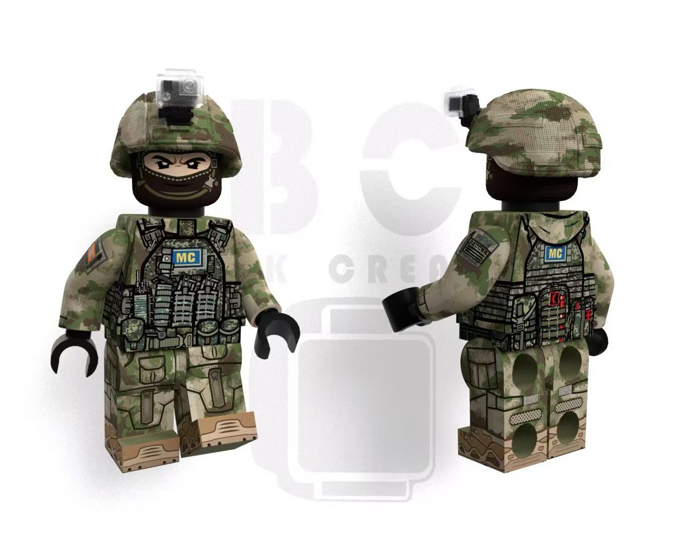 Brick Creator | Russian UN Peace Keepers (PRE-ORDER)