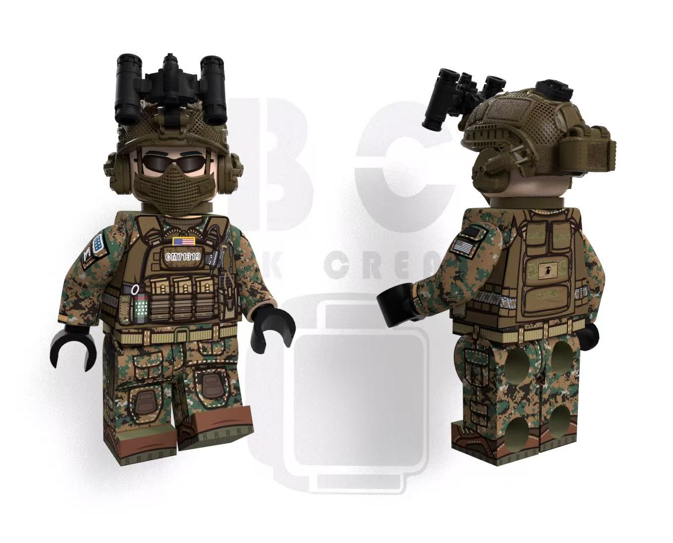 Brick Creator | US MARINE Grunt(PRE-ORDER)