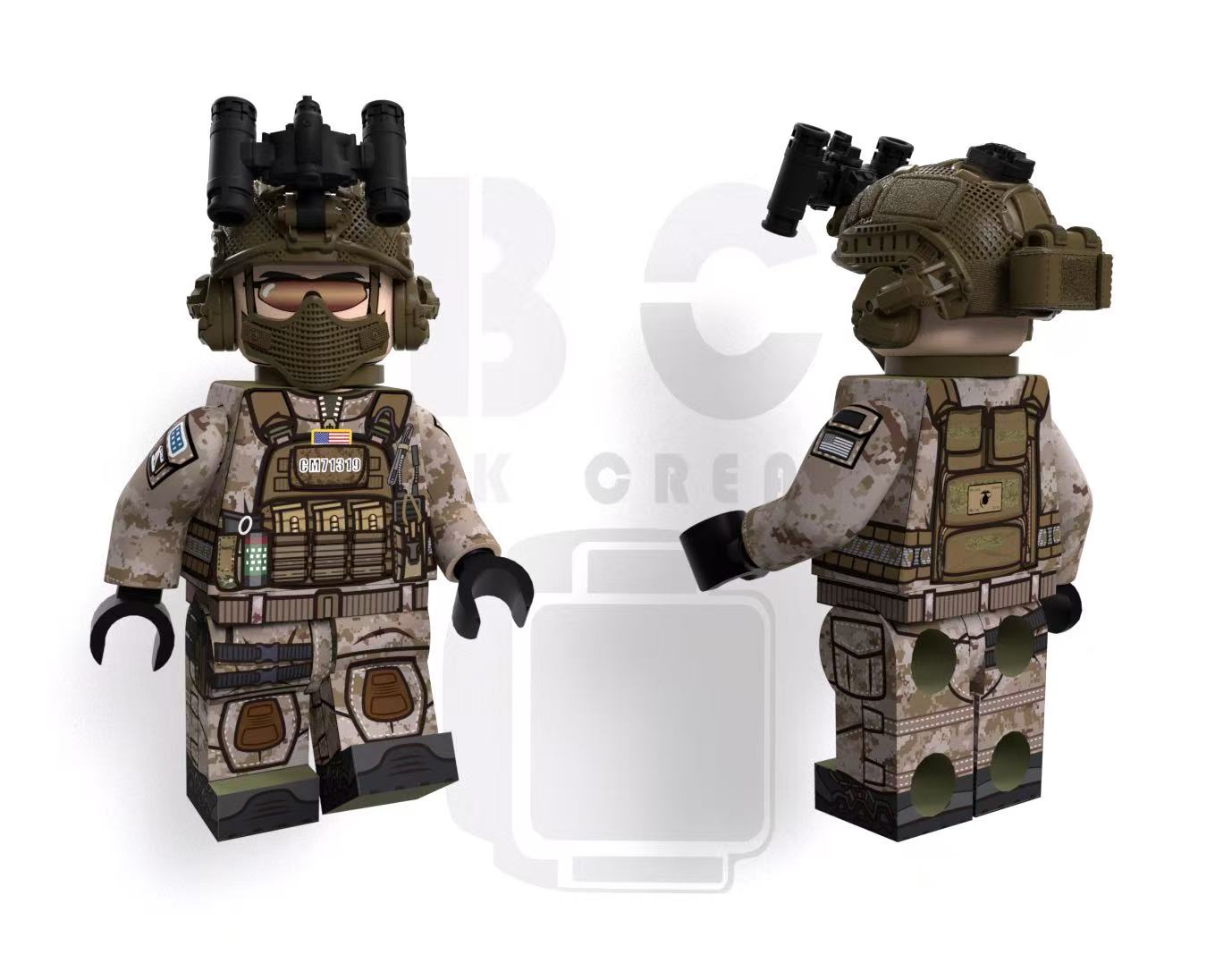 Brick Creator | US MARINE Grunt(PRE-ORDER)