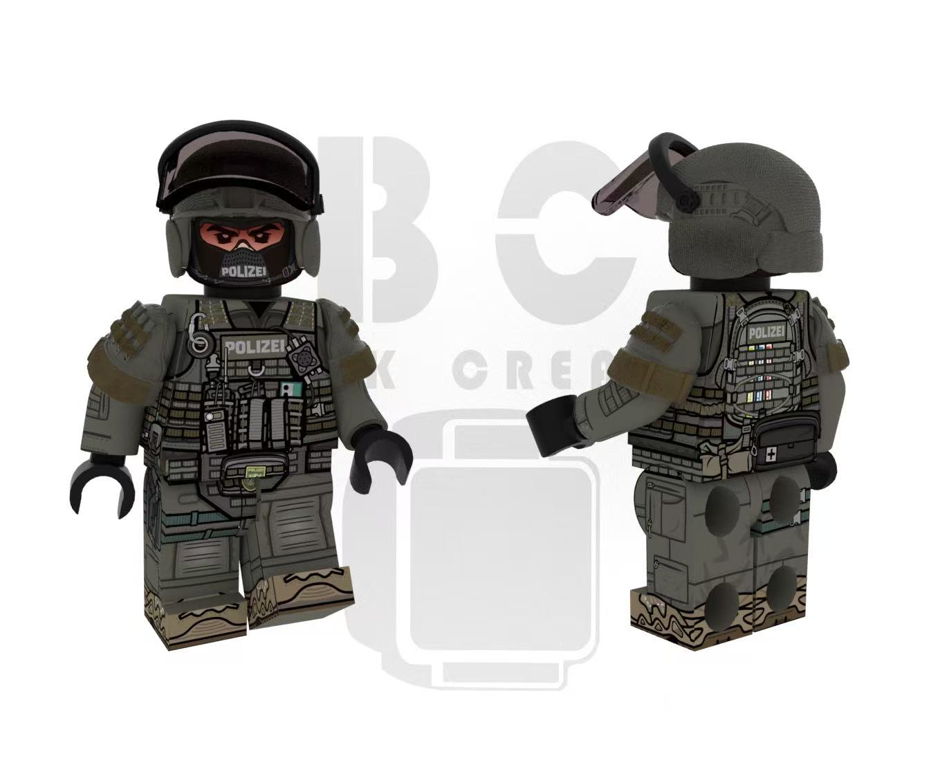 Brick Creator | German SEK operator – War Brick Headquarter