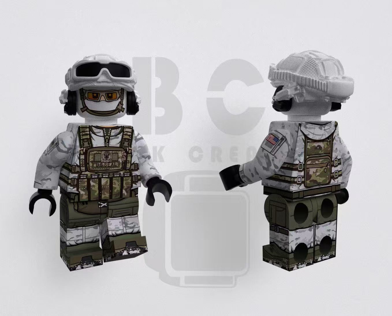 Brick Creator | US NAVY SEAL ARTIC WARFIGHTER (PRE-ORDER)