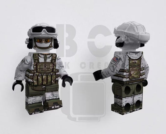 Brick Creator | US NAVY SEAL ARTIC WARFIGHTER (PRE-ORDER)