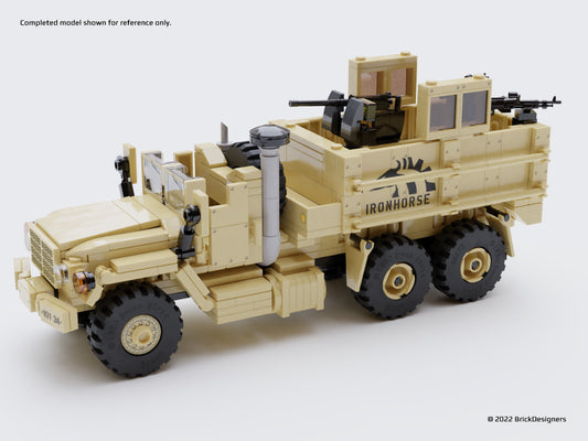 Brick Designers| Printed Parts Pack - Army Gun Truck