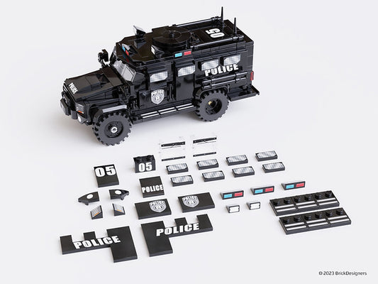 Brick Designers | Armored Truck - Printed Parts