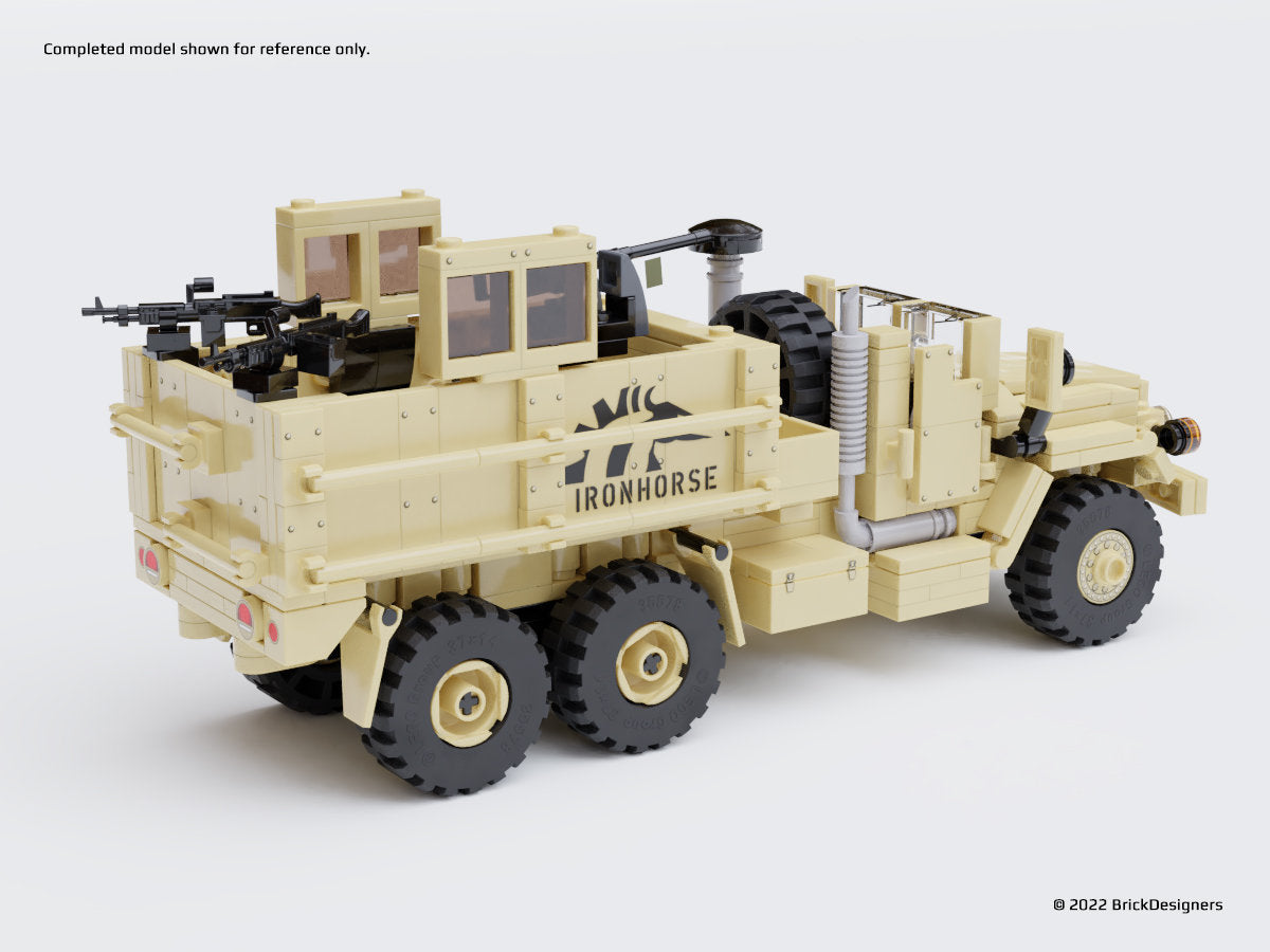 Brick Designers| Printed Parts Pack - Army Gun Truck