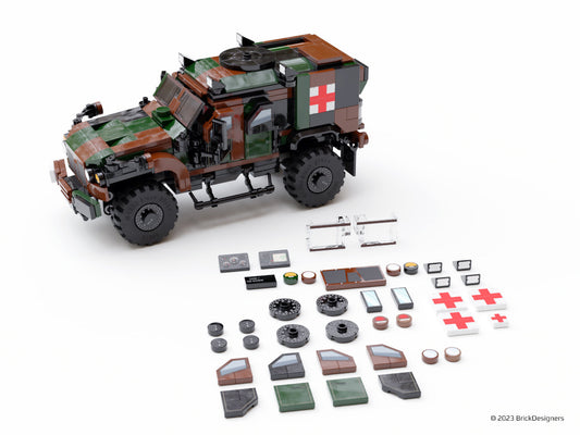 Brick Designers| Printed Parts Pack - MATV Medavec Camo