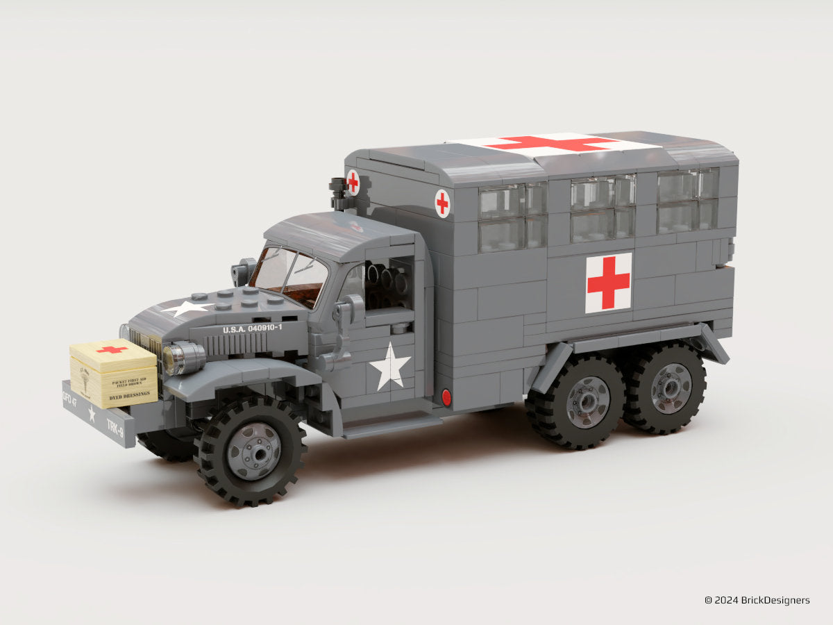 Brick Designers |Printed Parts Pack - "Deuce-and-a-half" CCKW