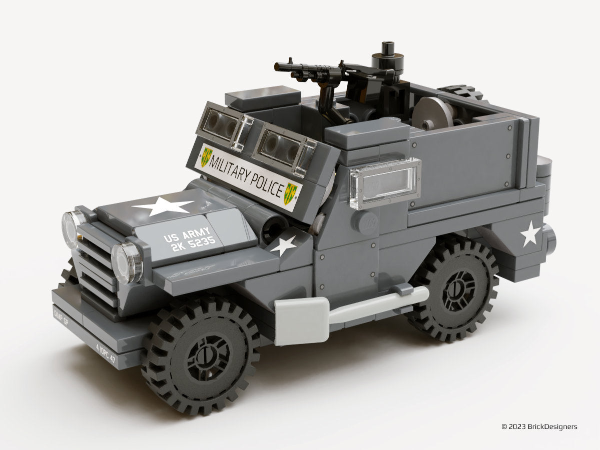 Brick Designers| Nam Era Armoured Jeep - Printed Parts