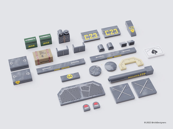 Brick Designers| M48 MBT- Printed Parts