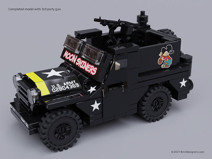 Brick Designers| Nam Era Armoured Jeep - Printed Parts