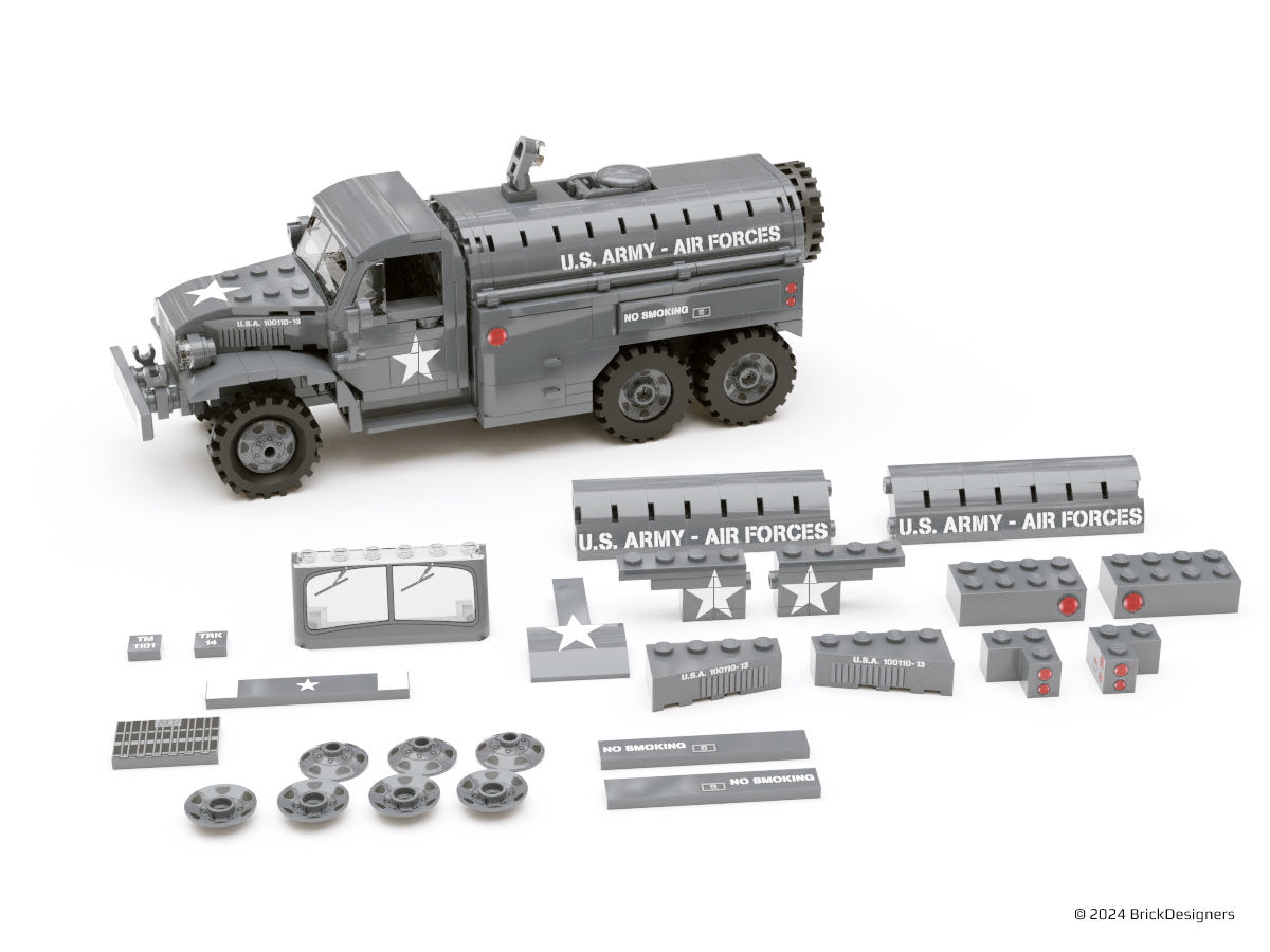 Brick Designers |Printed Parts Pack - "Deuce-and-a-half" CCKW