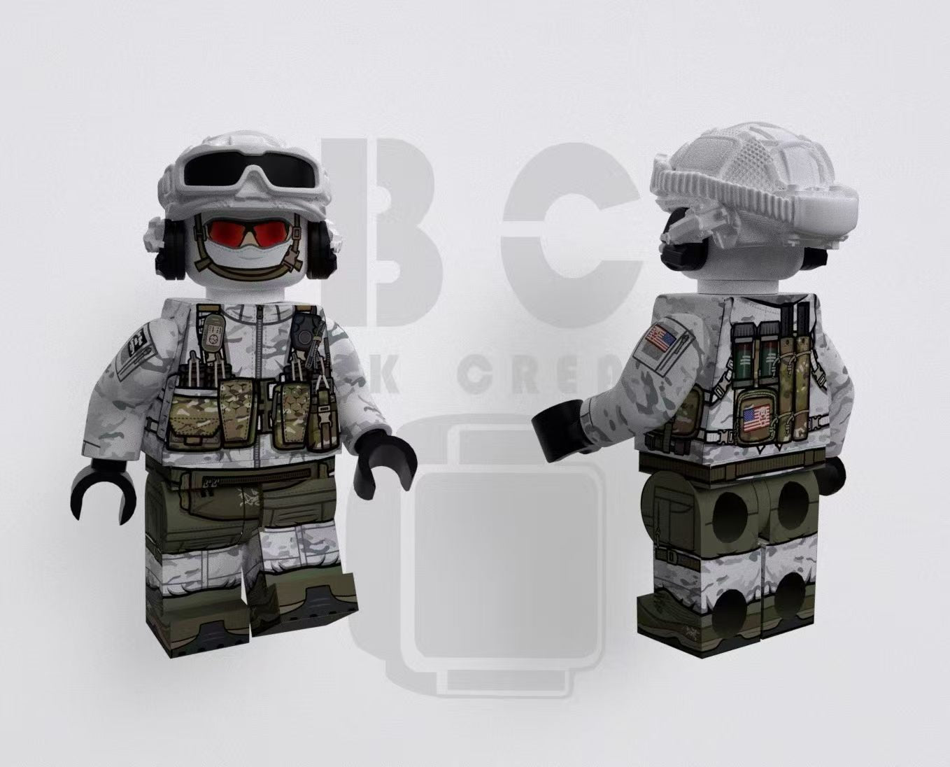Brick Creator | US NAVY SEAL ARTIC WARFIGHTER (PRE-ORDER)