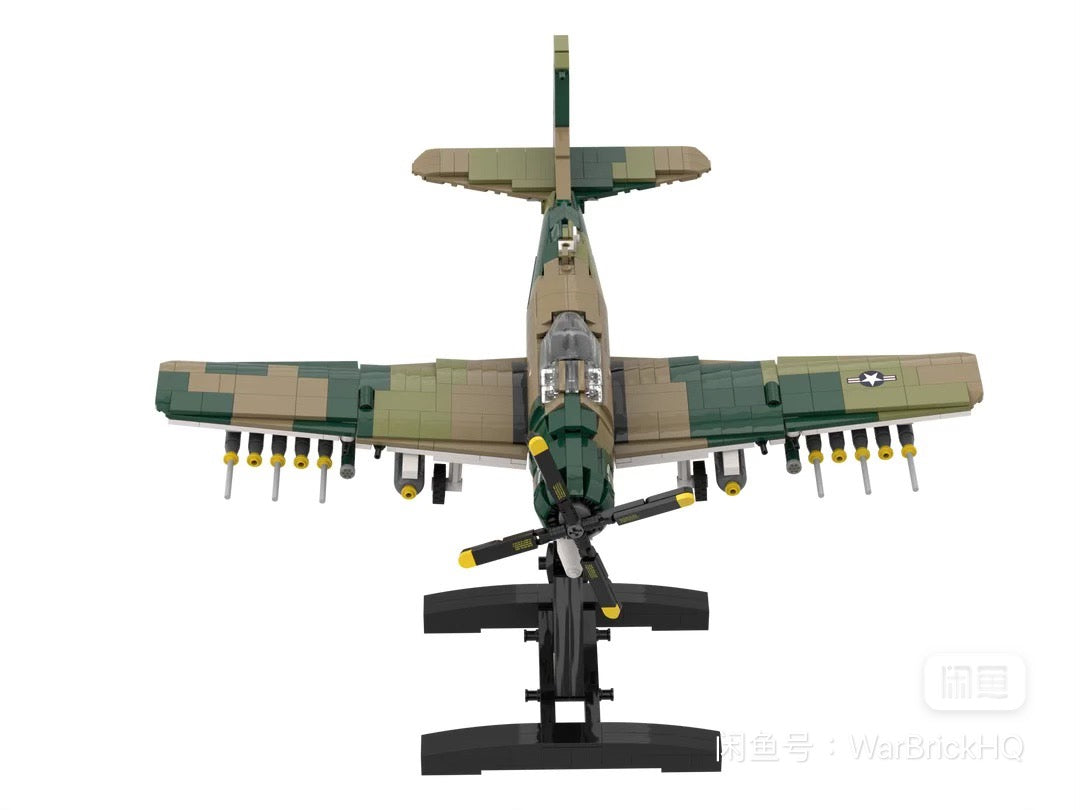 BrickVeteran| A-1H Sky Raider 1st Special Operations Squadron