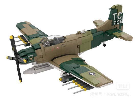 BrickVeteran| A-1H Sky Raider 1st Special Operations Squadron