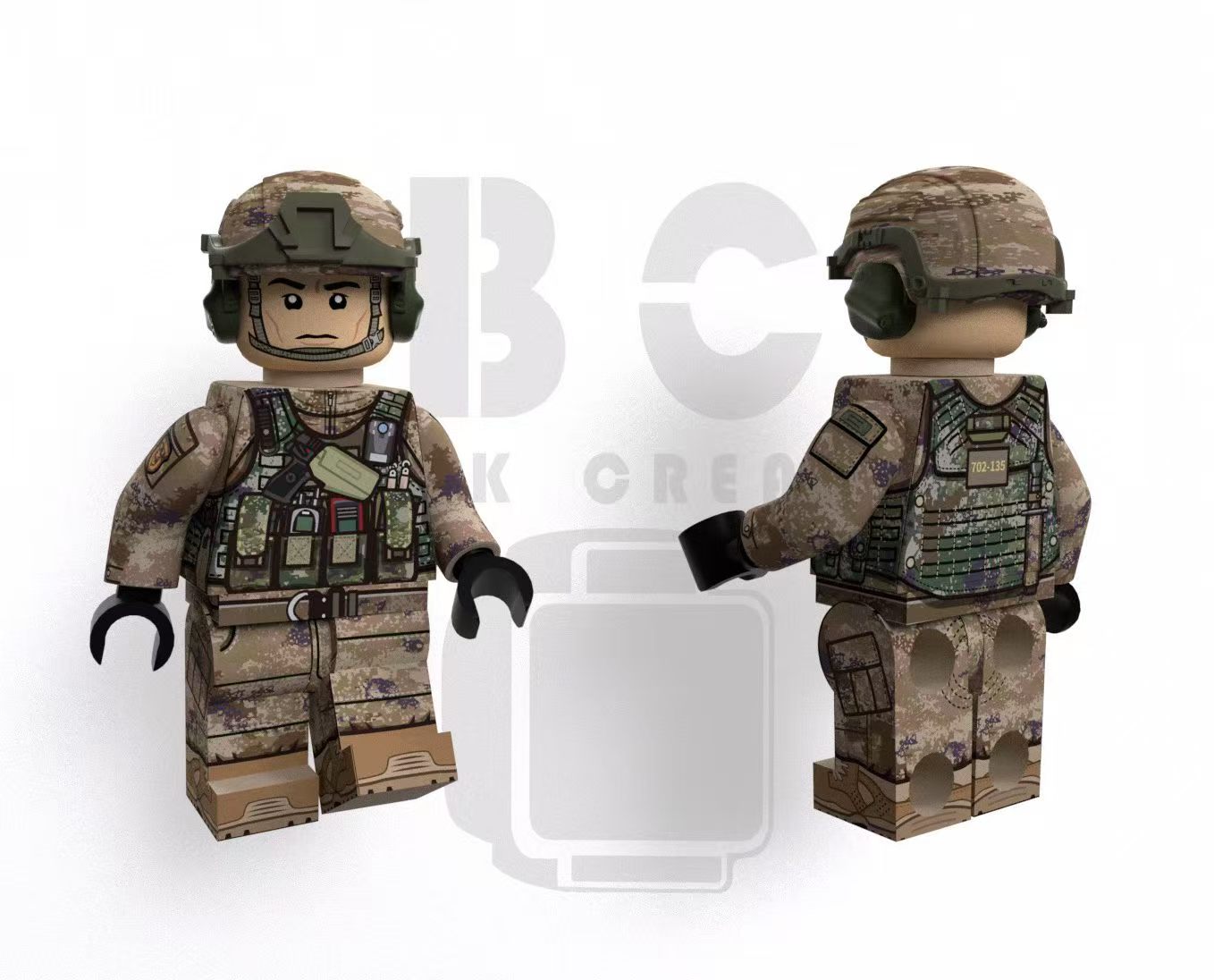 Brick Creator | PLA Infantry