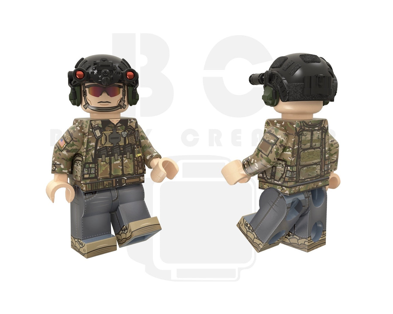 Brick Creator | VIP Protection Unit V.2 – War Brick Headquarter