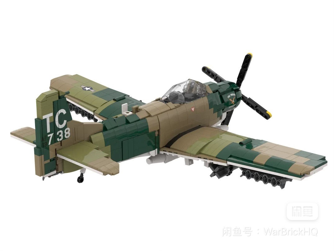 BrickVeteran| A-1H Sky Raider 1st Special Operations Squadron