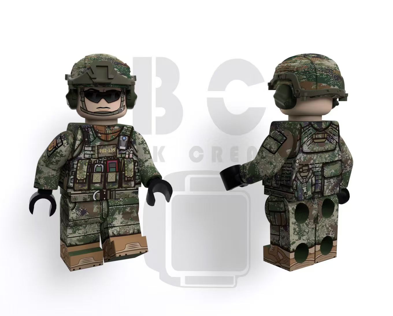Brick Creator | PLA Infantry