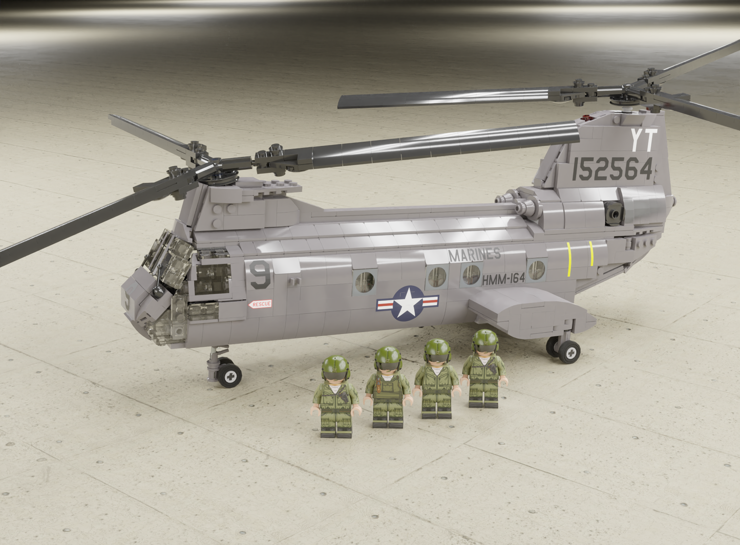 TheBrickService | CH-46 SeaKnight (Phrog) kit [PRE-ORDER]