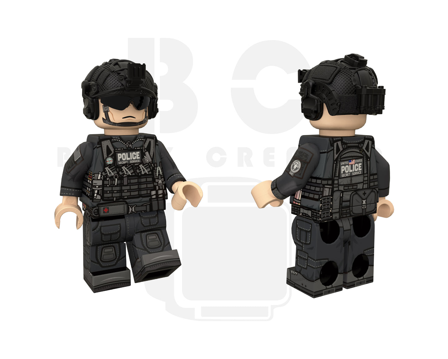 BrickCreator | US Secret Service Assaulter