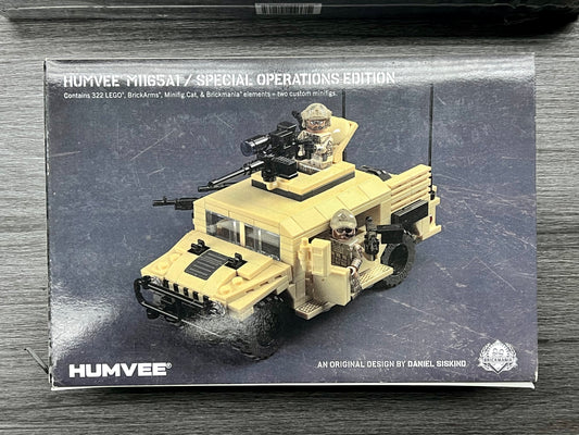 Brickmania | M1165A1 Spec Ops edition HUMVEE (Used, store Display)