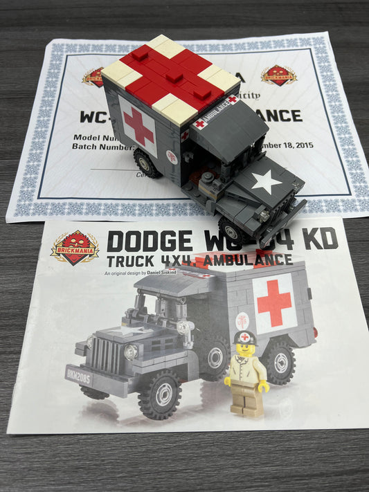 Brickmania | Dodge WC-64 KD Ambulance (Used, store display)